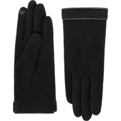 Leather Piping Touch - black (schwarz)