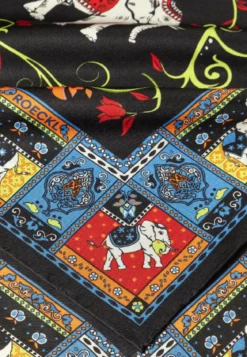 Lucky Elephant 53x53 - multi black (schwarz)