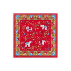 Lucky Elephant 53x53 - red mix (rot)