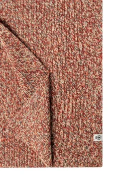 Mouliné Rib Schal 30x180 - multi red (rot)