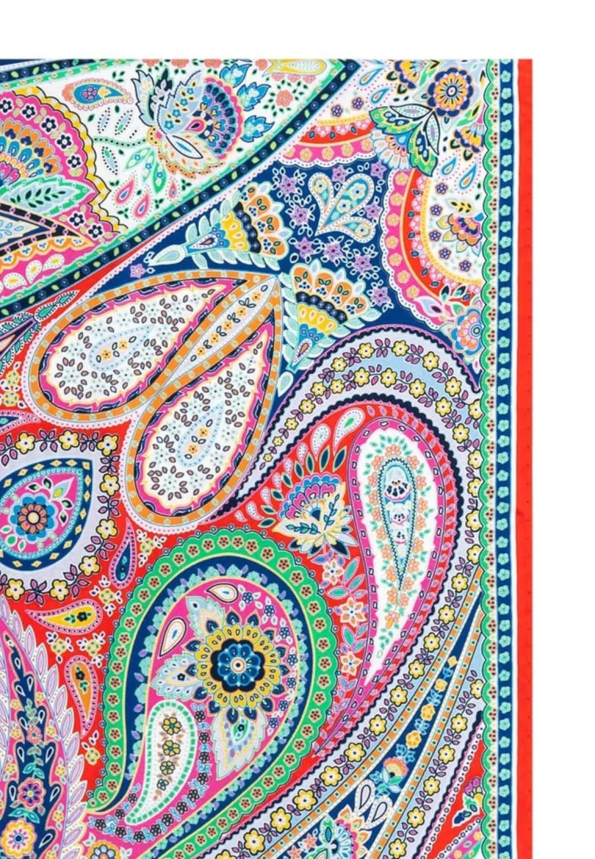 Paisley Festival 45x180 - multi red (rot)