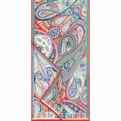Paisley Festival 45x180 - multi red (rot)