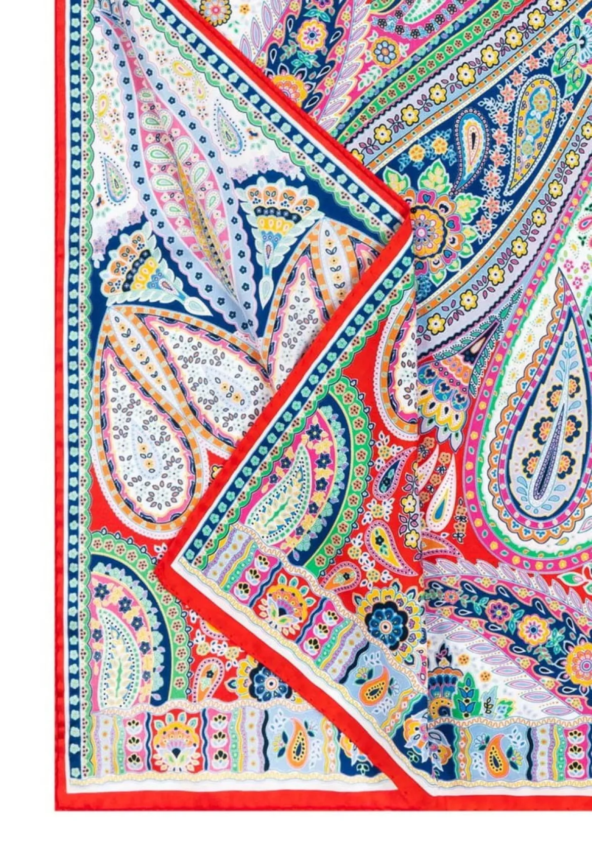 Paisley Festival 45x180 - multi red (rot)
