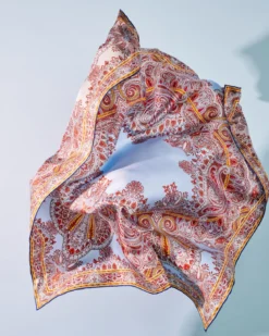 Paisley Reflection 90x90 - multi ciel (blau)