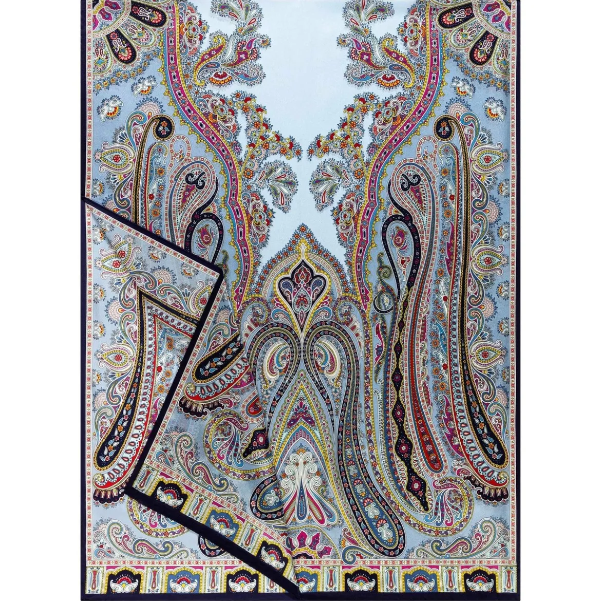 Paisley Reverie 70x180 - multi blue (blau)