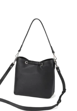 Pitti Saffiano shoulder bag medium - black (schwarz)