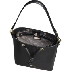 Pitti Saffiano shoulder bag medium - black (schwarz)