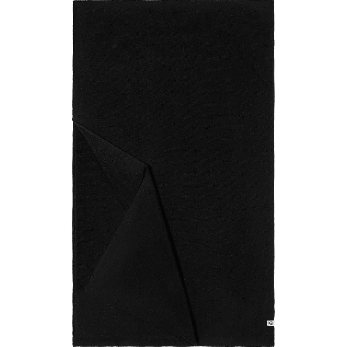 Pure Cashmere Plaid 60x190 - black (schwarz)