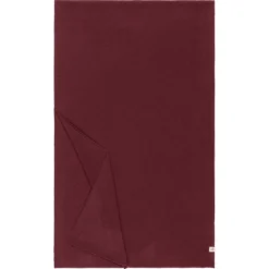 Pure Cashmere Plaid 60x190 - mulberry (rot)