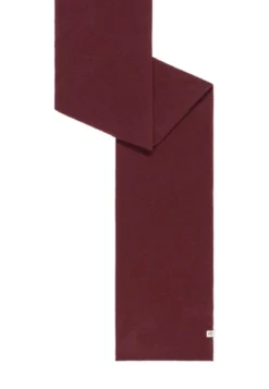 Pure Cashmere Plaid 60x190 - mulberry (rot)