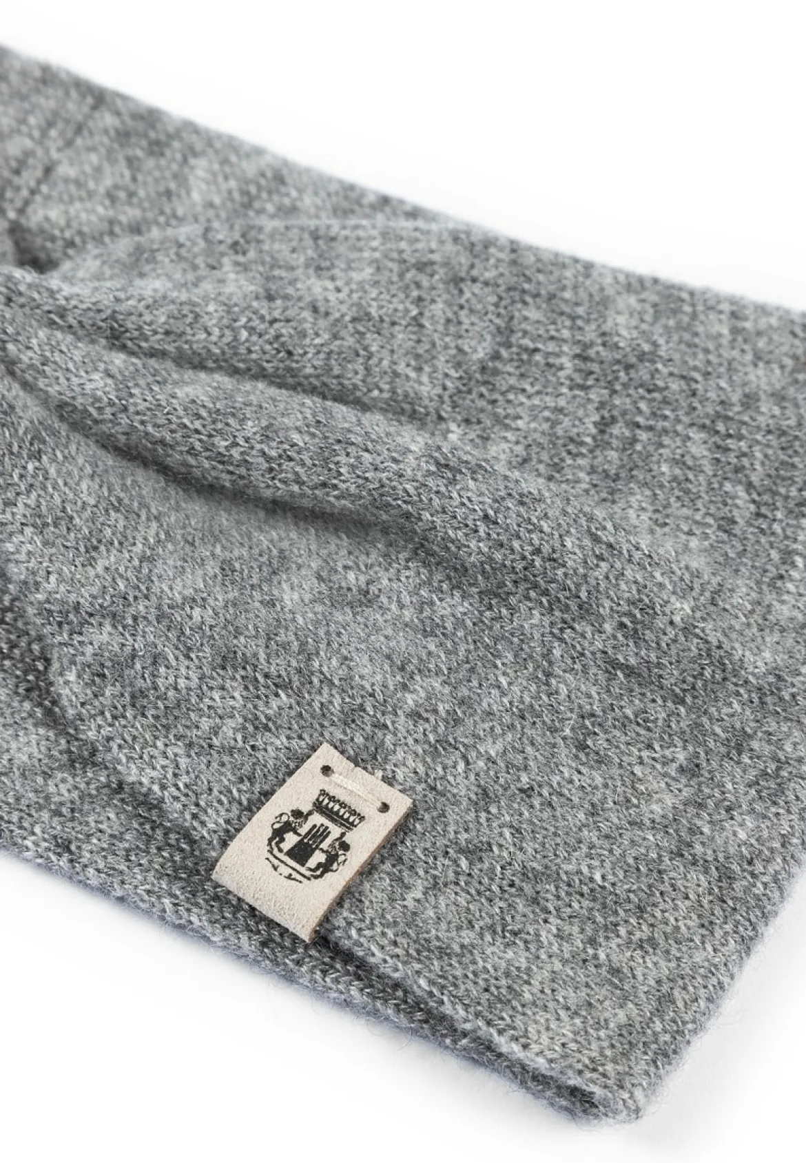 Pure Cashmere Stirnband - flanell (grau)