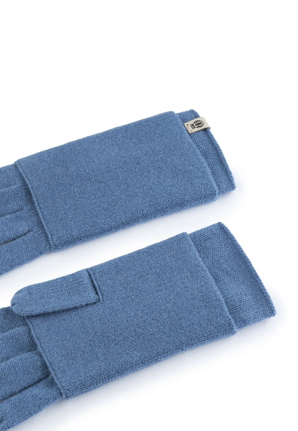 Pure Cashmere Stulpenhandschuhe - dove (blau)