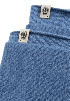 Pure Cashmere Stulpenhandschuhe - dove (blau)