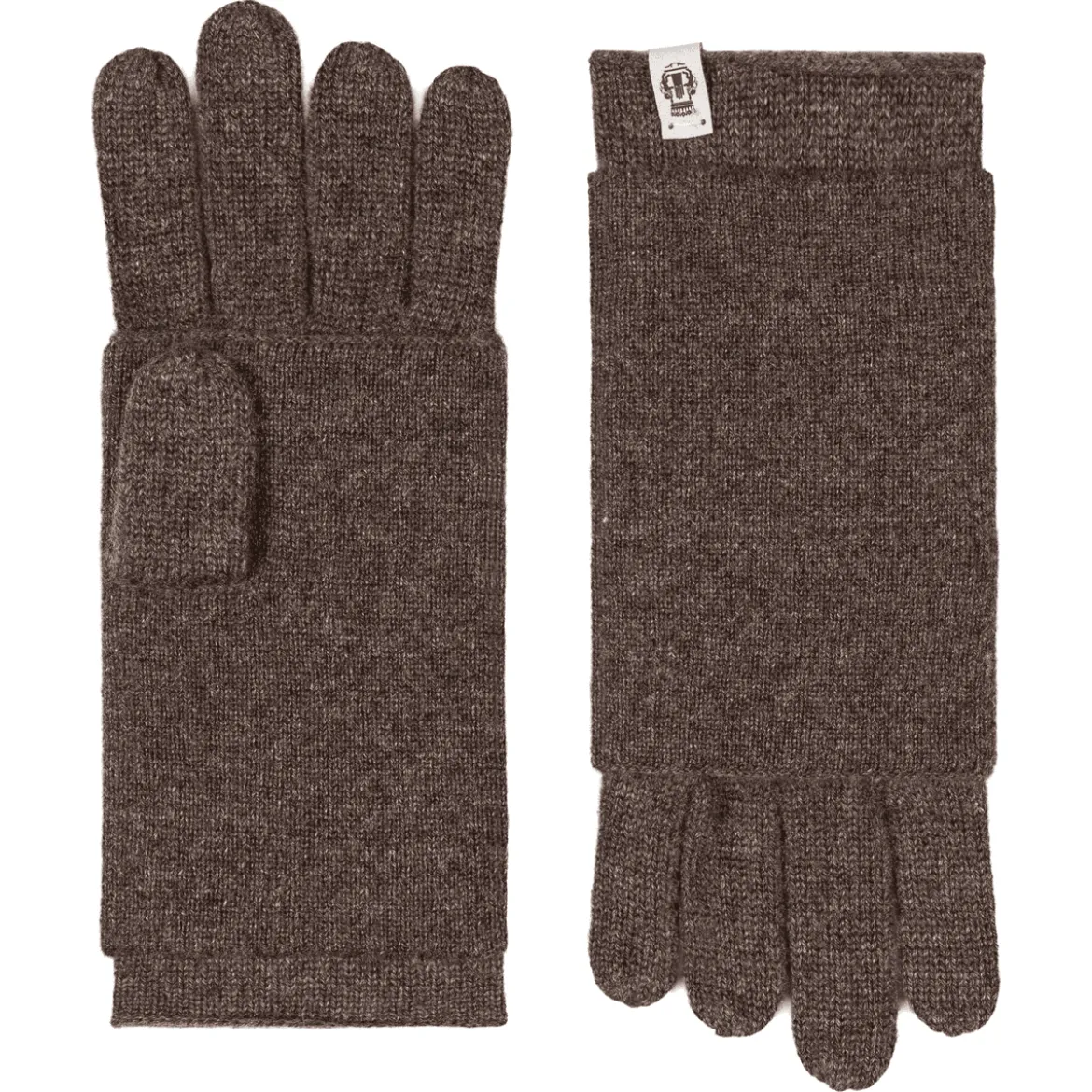 Pure Cashmere Stulpenhandschuhe - coffee (braun)