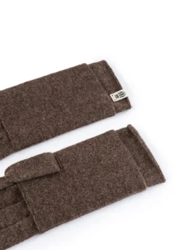 Pure Cashmere Stulpenhandschuhe - coffee (braun)