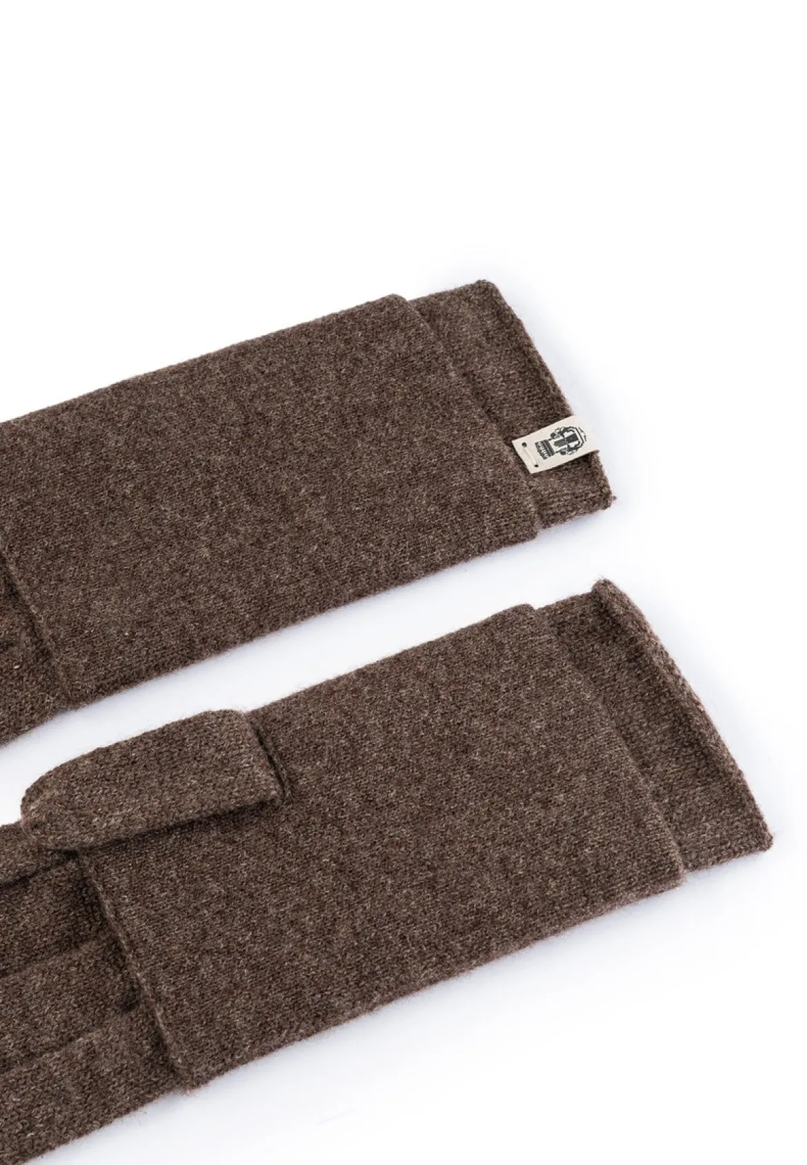 Pure Cashmere Stulpenhandschuhe - coffee (braun)