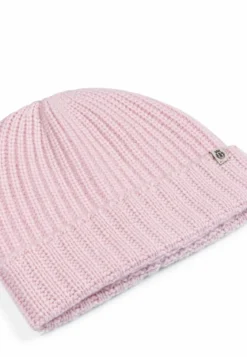 Pure Cashmere Umschlagmuetze - blossom (rosa)