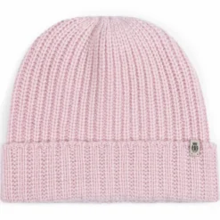 Pure Cashmere Umschlagmuetze - blossom (rosa)