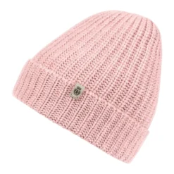 Pure Cashmere Umschlagmuetze - blush (rosa)