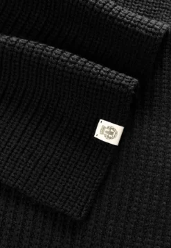 Pure Merino Schal 27x180 - black (schwarz)