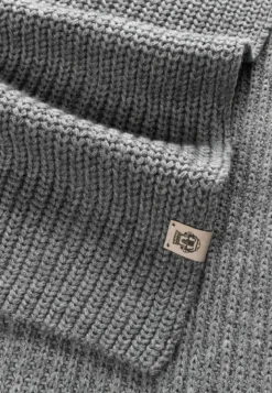 Pure Merino Schal 27x180 - flanell (grau)