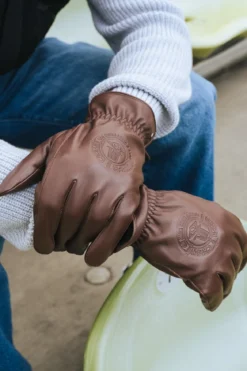 ROECKL x Unfair Athletics Lederhandschuhe - coffee (braun)