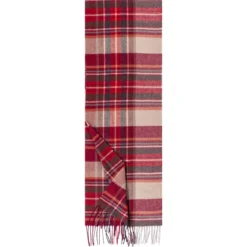 Scottish Tartan Women 30x180 - multi red (rot)