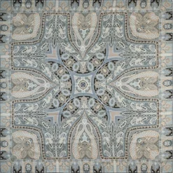 Secret Garden 140x140 - multi grey (grau)