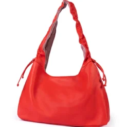 Seoul shoulder bag small - coral (rot)