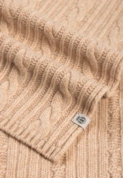 Set 5 Braided Womans Scarf ST3-A2 - cashmere (beige)