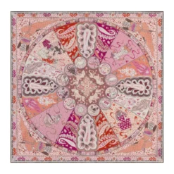Small Horoscope 70x70 - rose/beige (rosa)