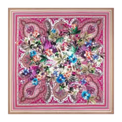 The Art of Flowers 90x90 - multi magenta (pink)
