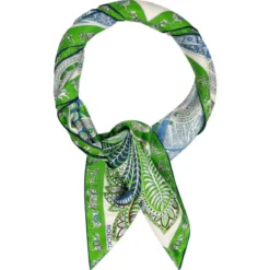 Vibrant Paisley 90x90 - multi green (grün)