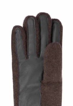 Walkhandschuhe Lederinnenhand - mocca (braun)