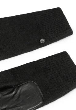 Walkhandschuhe Lederinnenhand - black (schwarz)