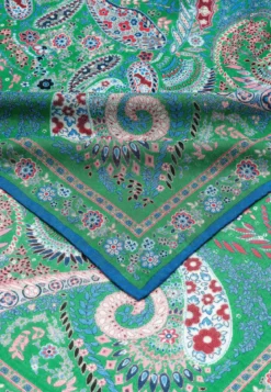 Wool Feather 90x90 - multi green (grün)