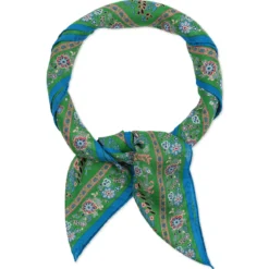 Wool Feather 90x90 - multi green (grün)