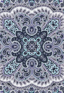 Young Paisley 53 x 53 - multi mauve (rosa)